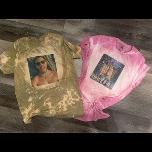 Bleached t shirts